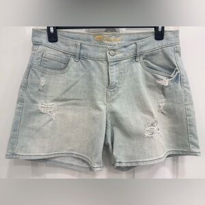 Old Navy Light Wash Distressed Jean Shorts
